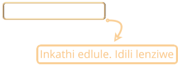 Inkathi edlule. Idili lenziwe